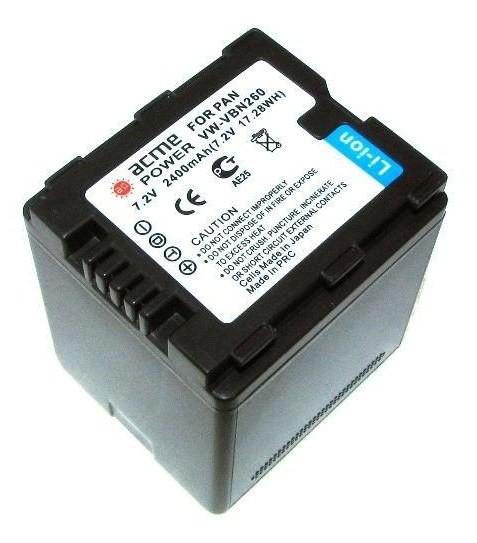 Аккумулятор для видеокамеры Acmepower AP-VBN-260 2400mAh 7.2V Li-Ion